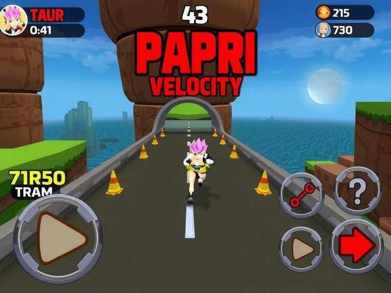 Papri Velocity Runner Controls and Gameplay